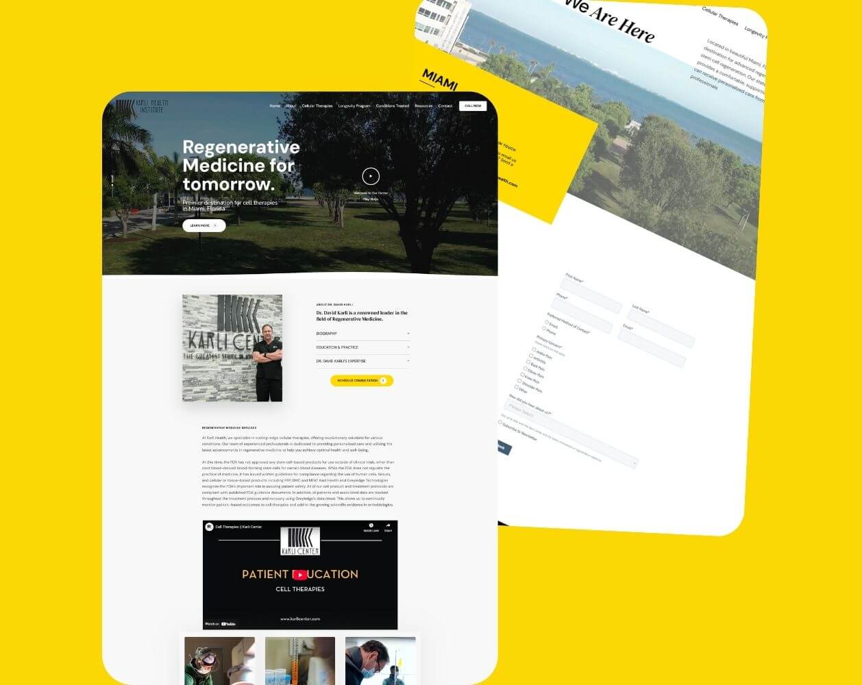 Karli Health Institute Website Image